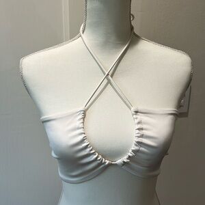 Aritzia Sun-Deh Silk Blend Crop Top / Bralette